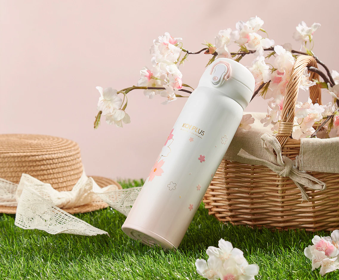 相遇樱花保温杯